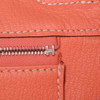 Hermes Taurillon Clemence Birkin 35 Crevette 20 of 36