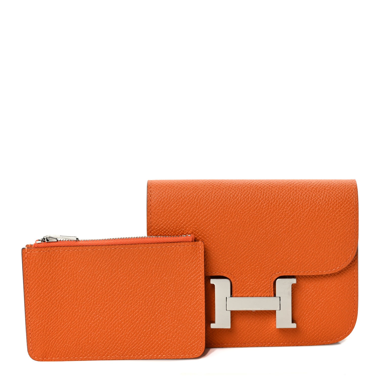 Hermes Epsom Constance Slim Wallet Abricot 1 of 7