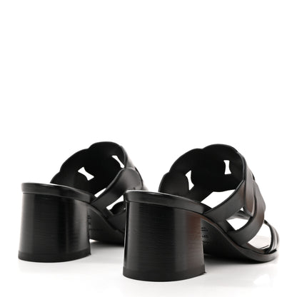 Hermes Nappa Gaby 60 Sandal 37.5 Black 4 of 10
