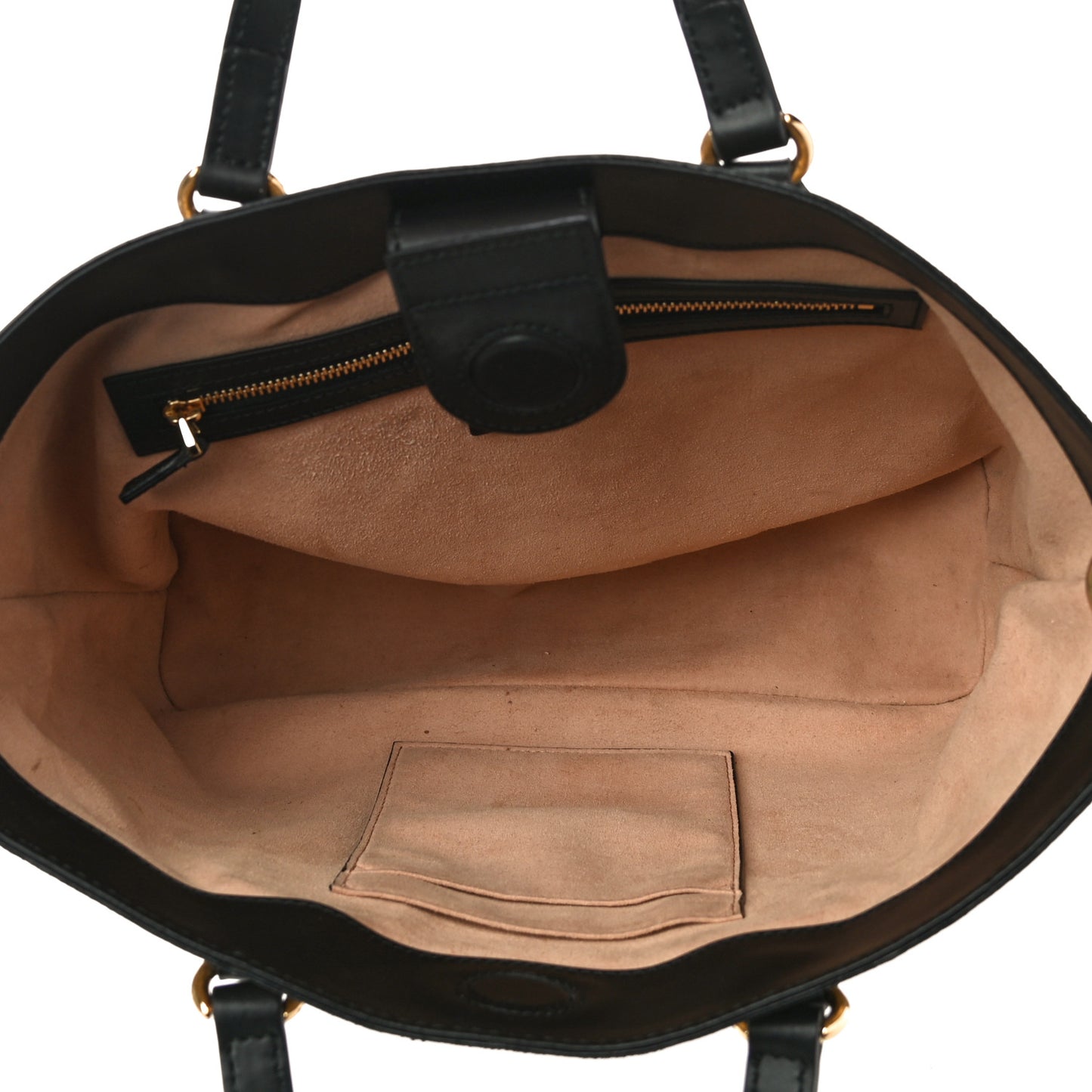 Soft GG Supreme Monogram Bees Small Crossbody Tote Beige Oro Black