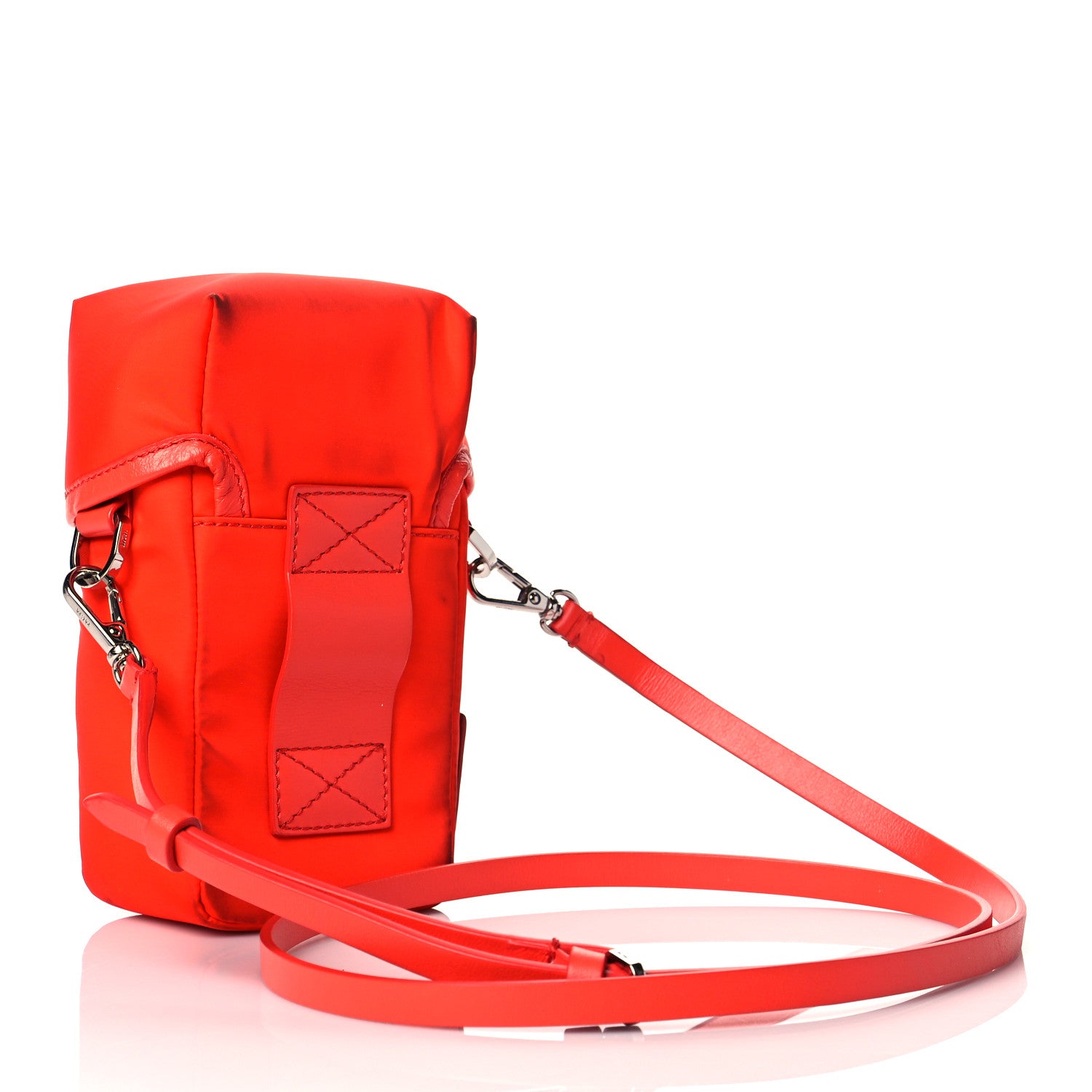 MCM Nylon Mini Crossbody Pouch Orange 2 of 19