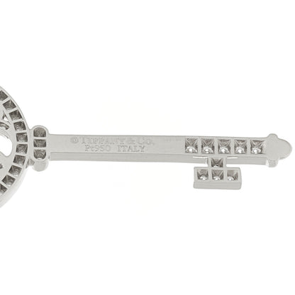 Tiffany Platinum Diamond Bubbles Key Pendant 3 of 5