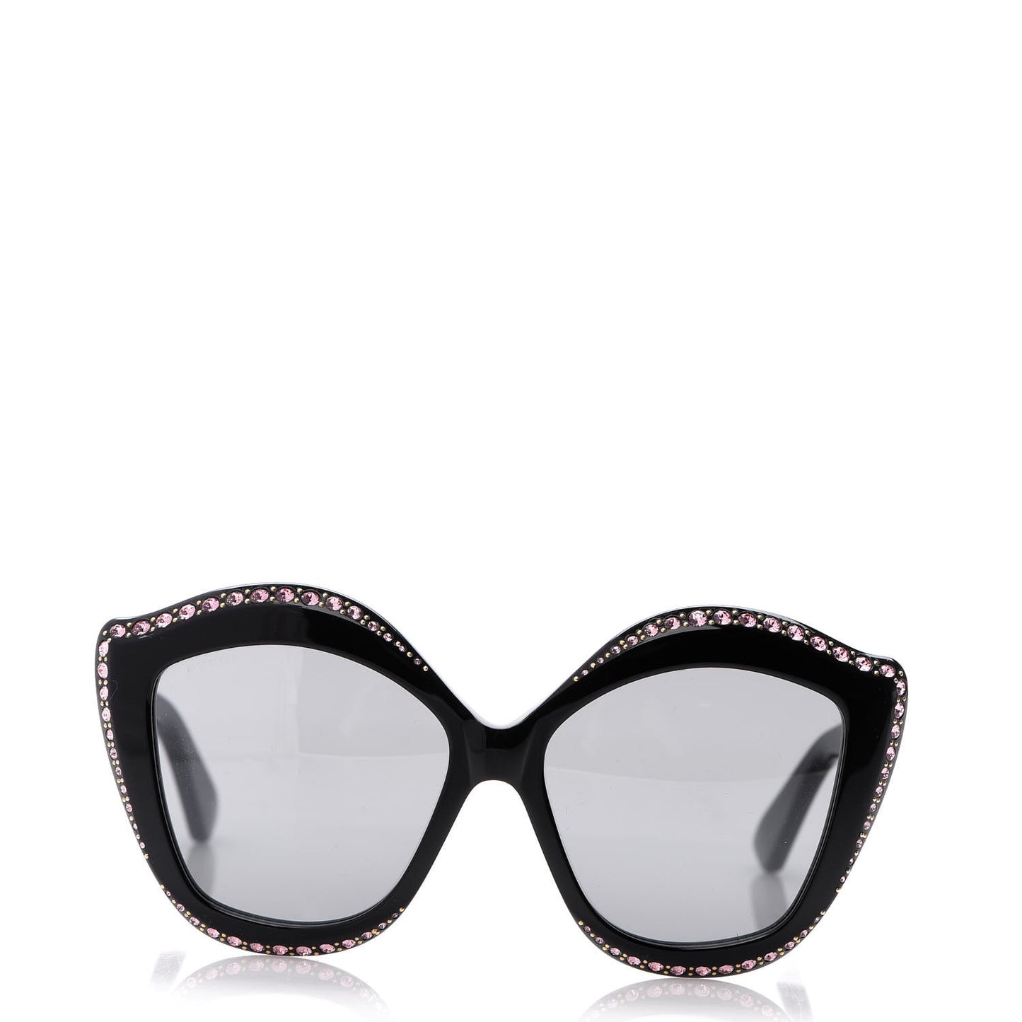 Crystal Cat Eye GG0118S Sunglasses Black