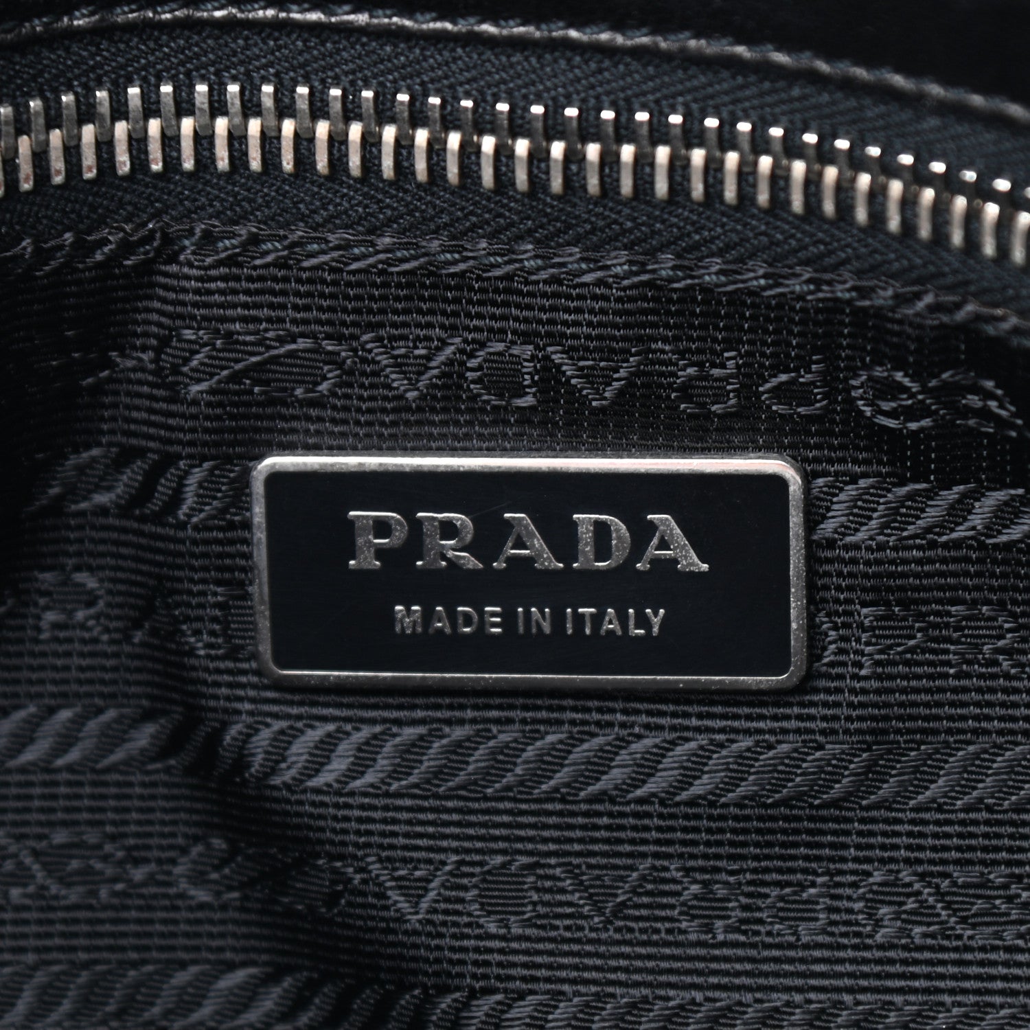 Prada Soft Calf Shopping Tote Black 6 of 9