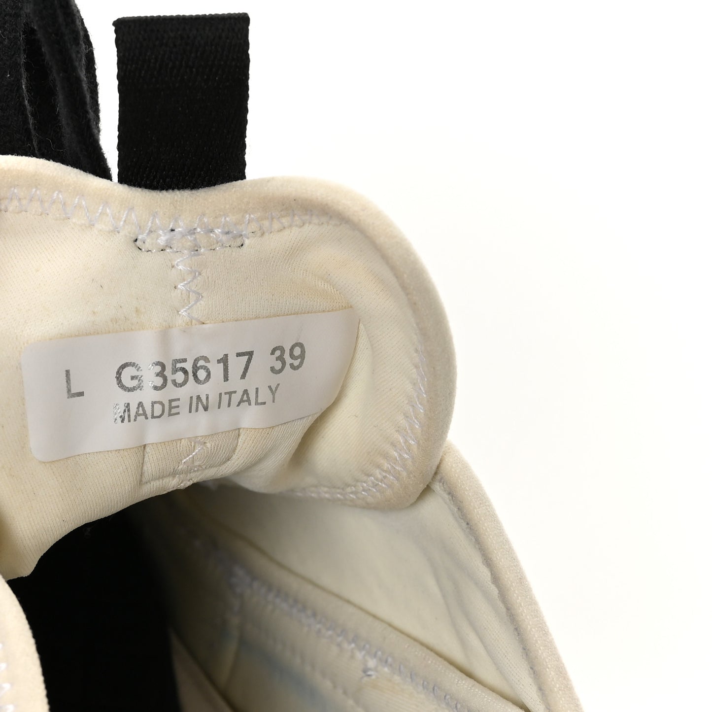 Velvet Calfskin Mixed Fibers CC Sneakers 39 Ivory Black