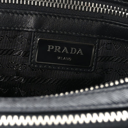 Prada Saffiano Travel Pouch Black 7 of 9