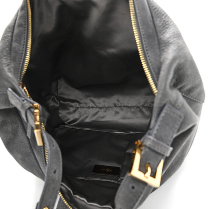 Fendi Vitello Savana Forever Hobo Grigio Tartaruga Natural 5 of 13