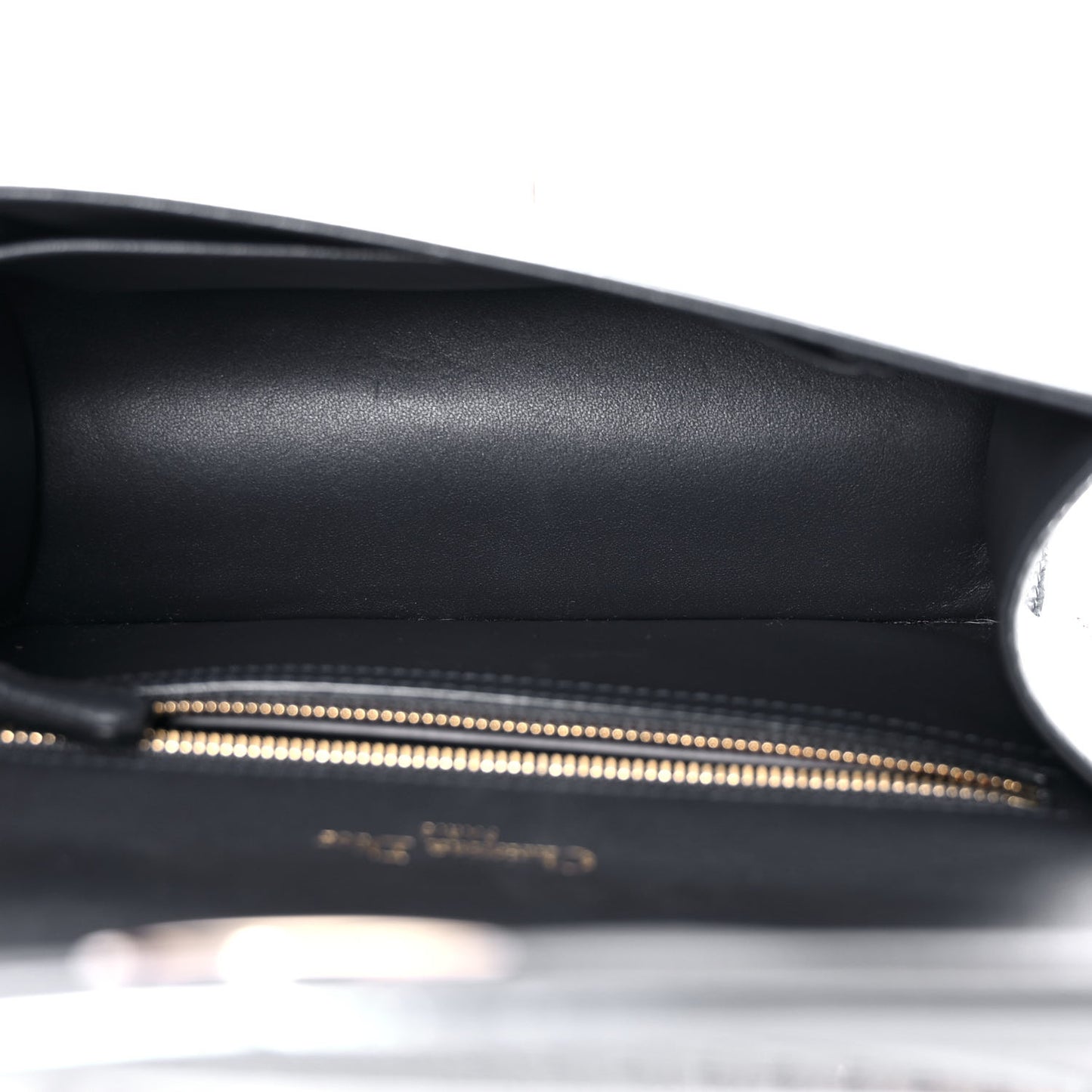 Metallic Patent Micro-Cannage Small Diorama Flap Bag Silver