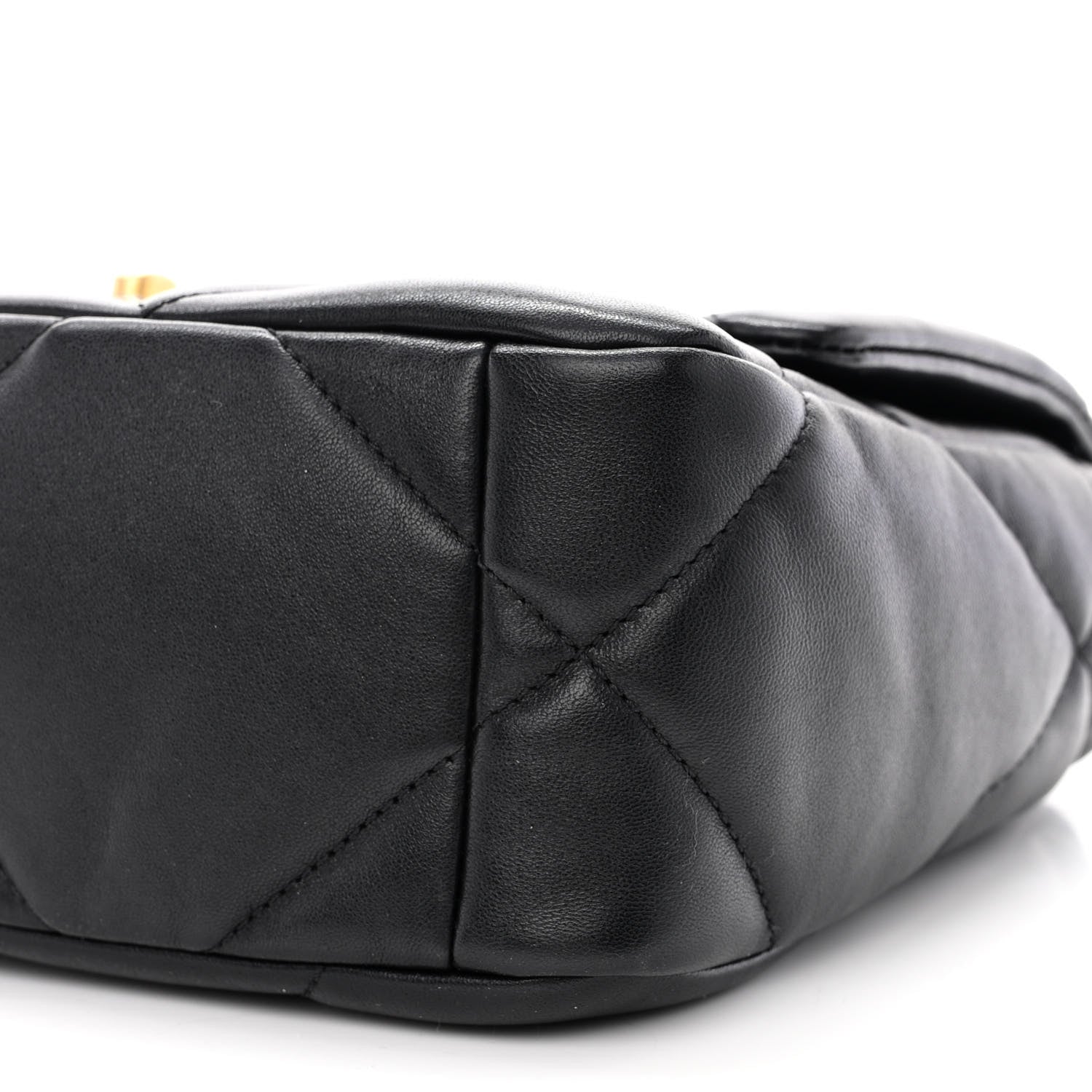 Chanel Lambskin Quilted Medium Chanel 19 Flap Black 10 of 10