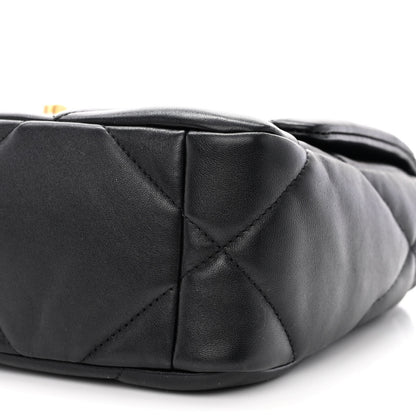 Chanel Lambskin Quilted Medium Chanel 19 Flap Black 10 of 10