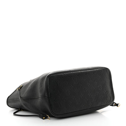 Louis Vuitton Empreinte Monogram Giant Neverfull MM Black 5 of 14