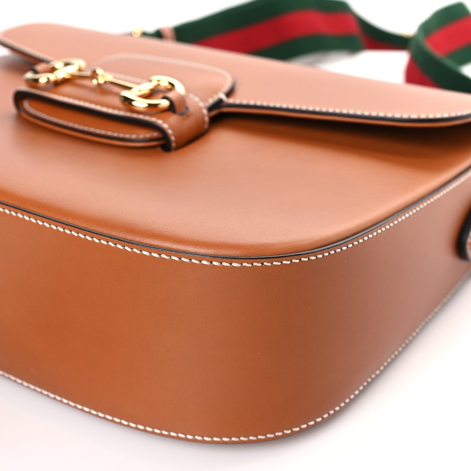 Gucci Calfskin Horsebit 1955 Shoulder Bag Tan 8 of 8