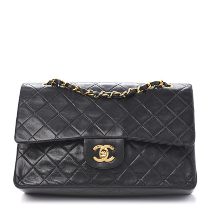 Chanel Lambskin Quilted Medium Double Flap Black 1 of 13