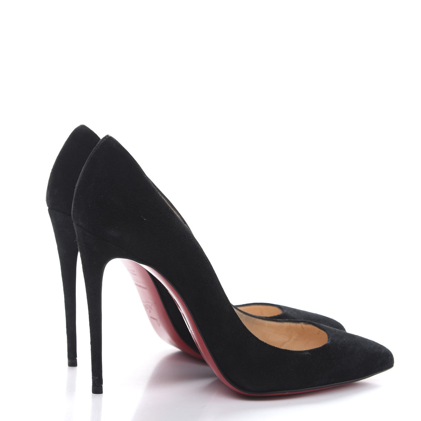 Suede Pigalle Follies 100 Pumps 37.5 Black