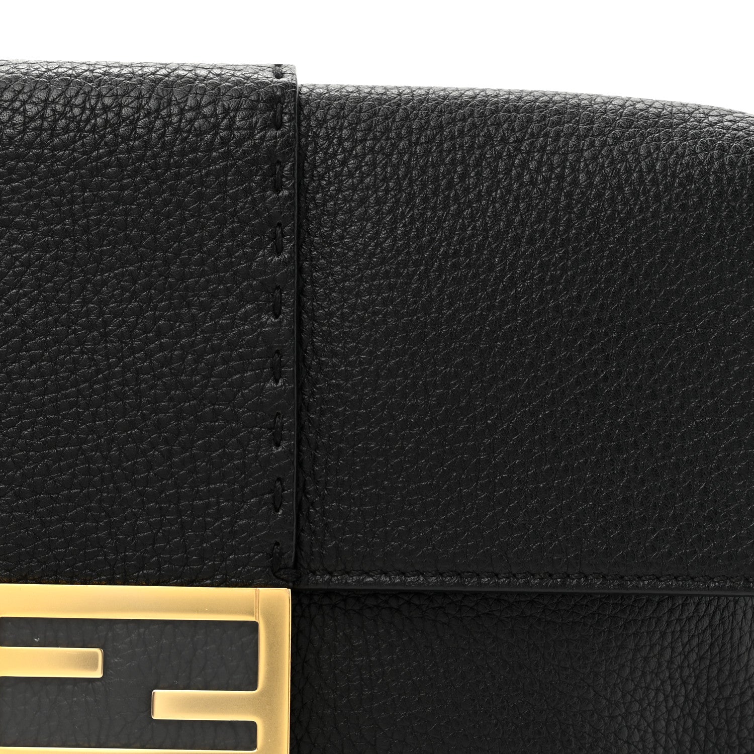 Fendi Cuoio Romano Selleria Belt Baguette Bag Black 8 of 10