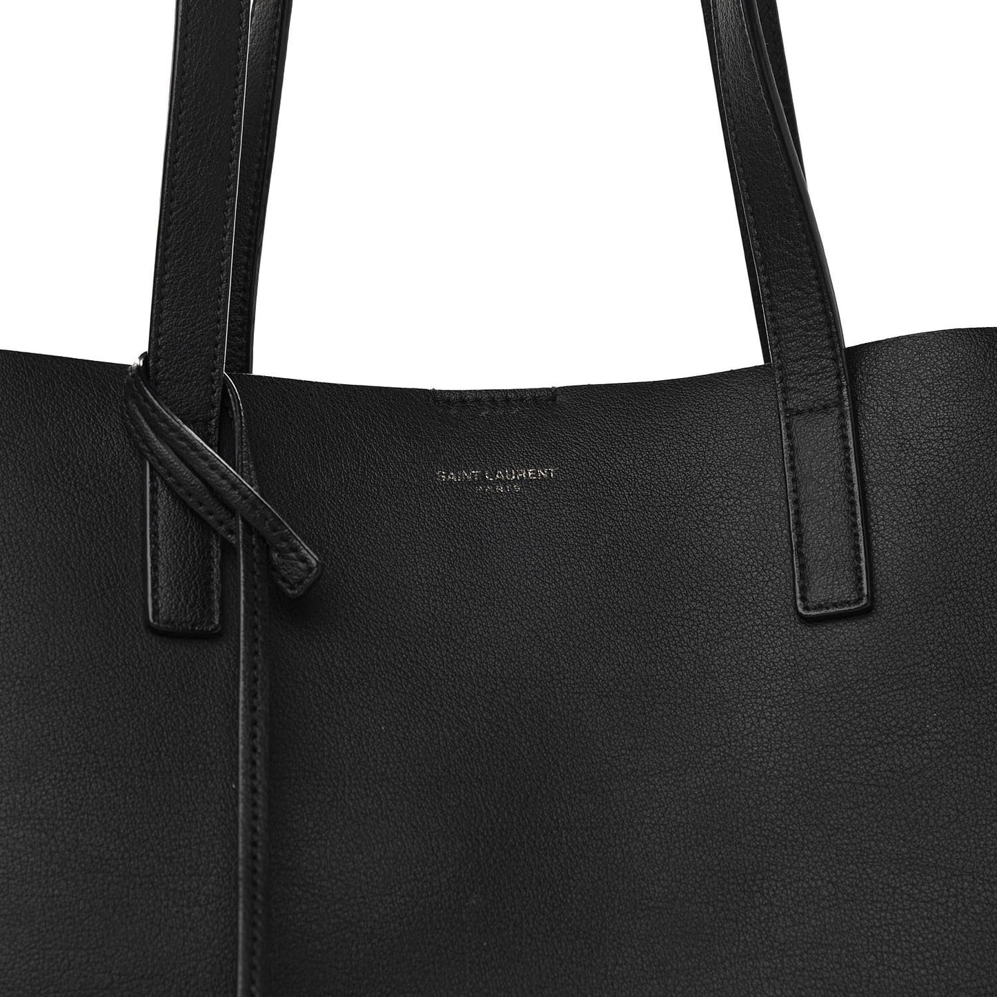Calfskin Large Shopping Tote Black