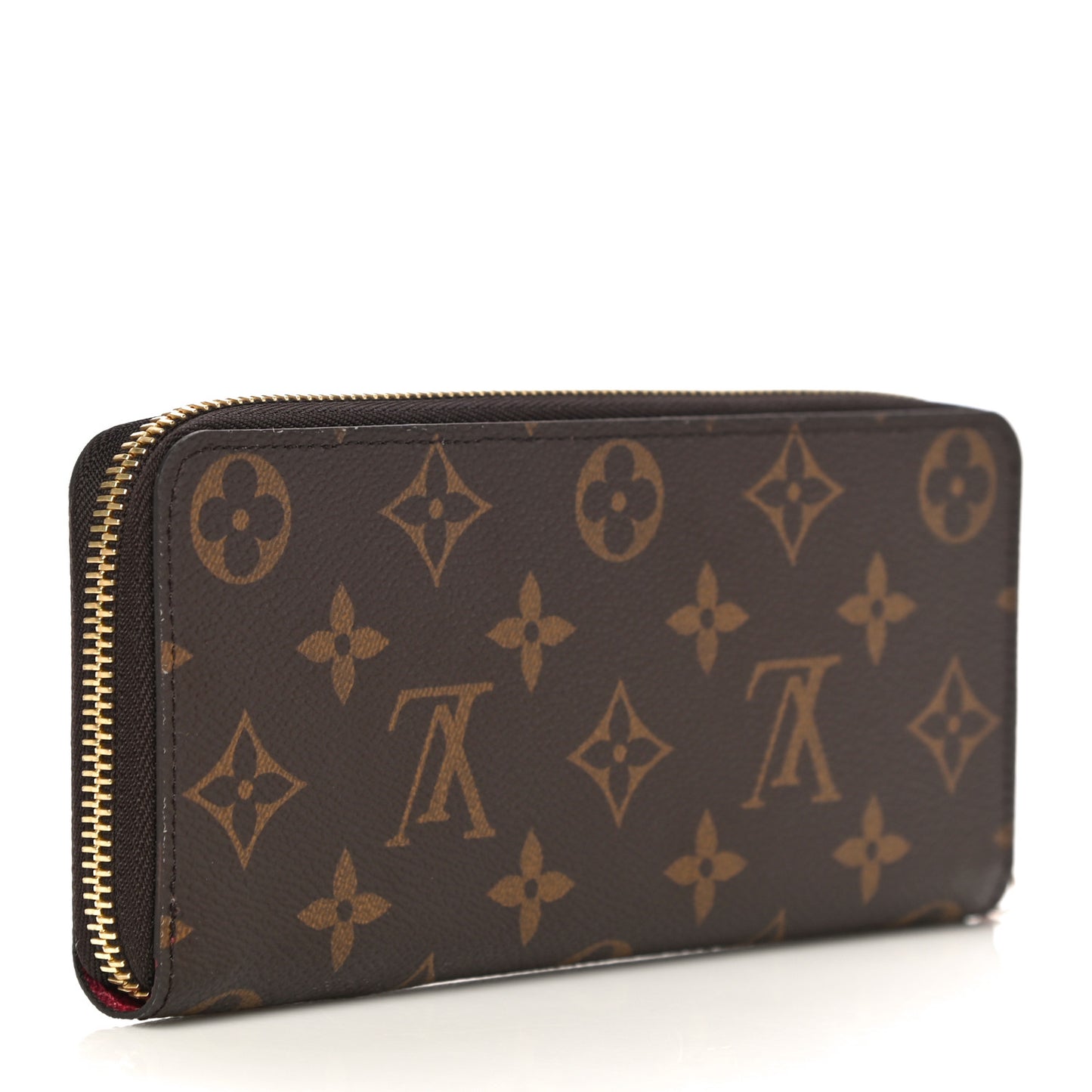 Monogram Clemence Wallet Fuchsia