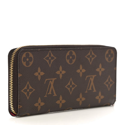 Louis Vuitton Monogram Clemence Wallet Fuchsia 3 of 12