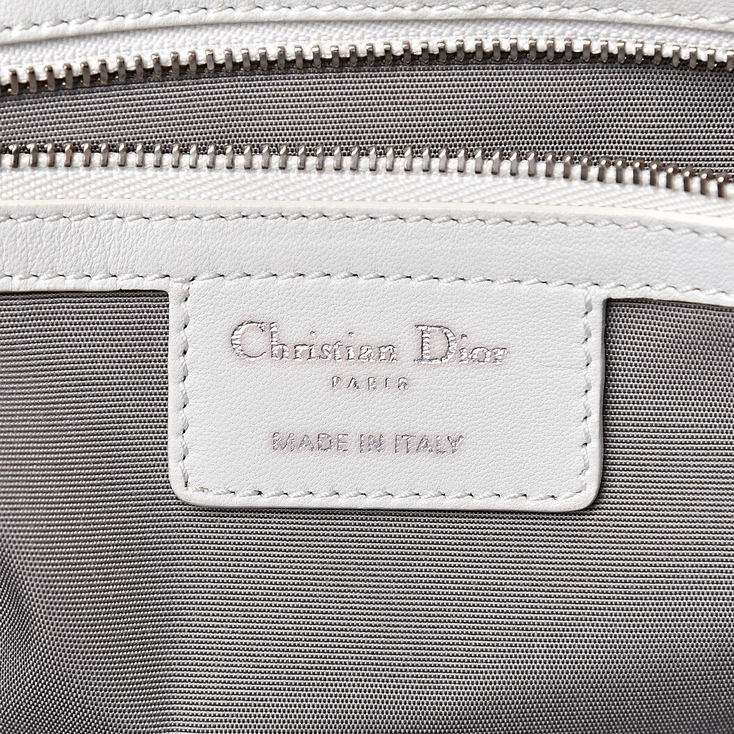 Christian Dior Lambskin Cannage Large Dior Soft Shopping Tote White 6 of 26