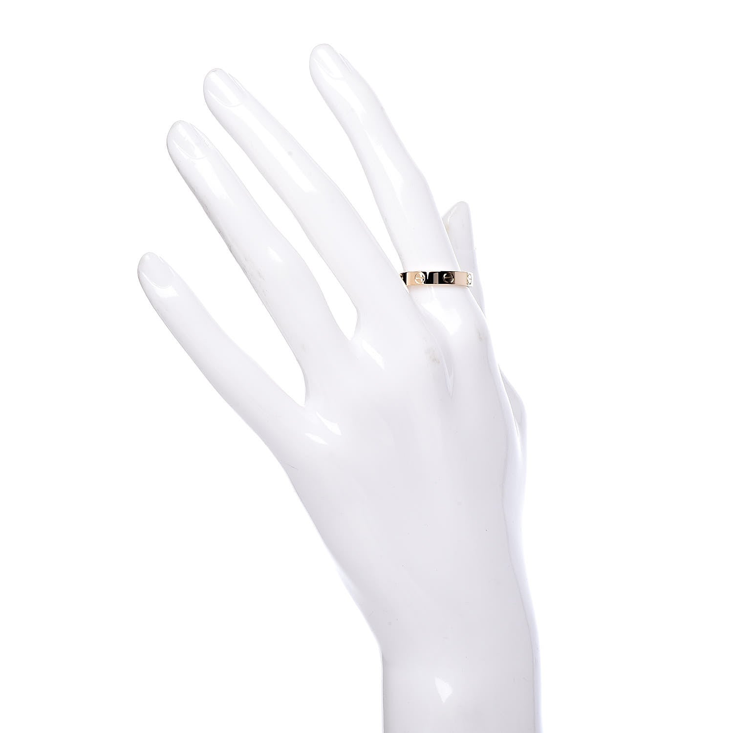 Cartier 18K Yellow Gold 3.5mm LOVE Wedding Band Ring 54 6.75 2 of 5