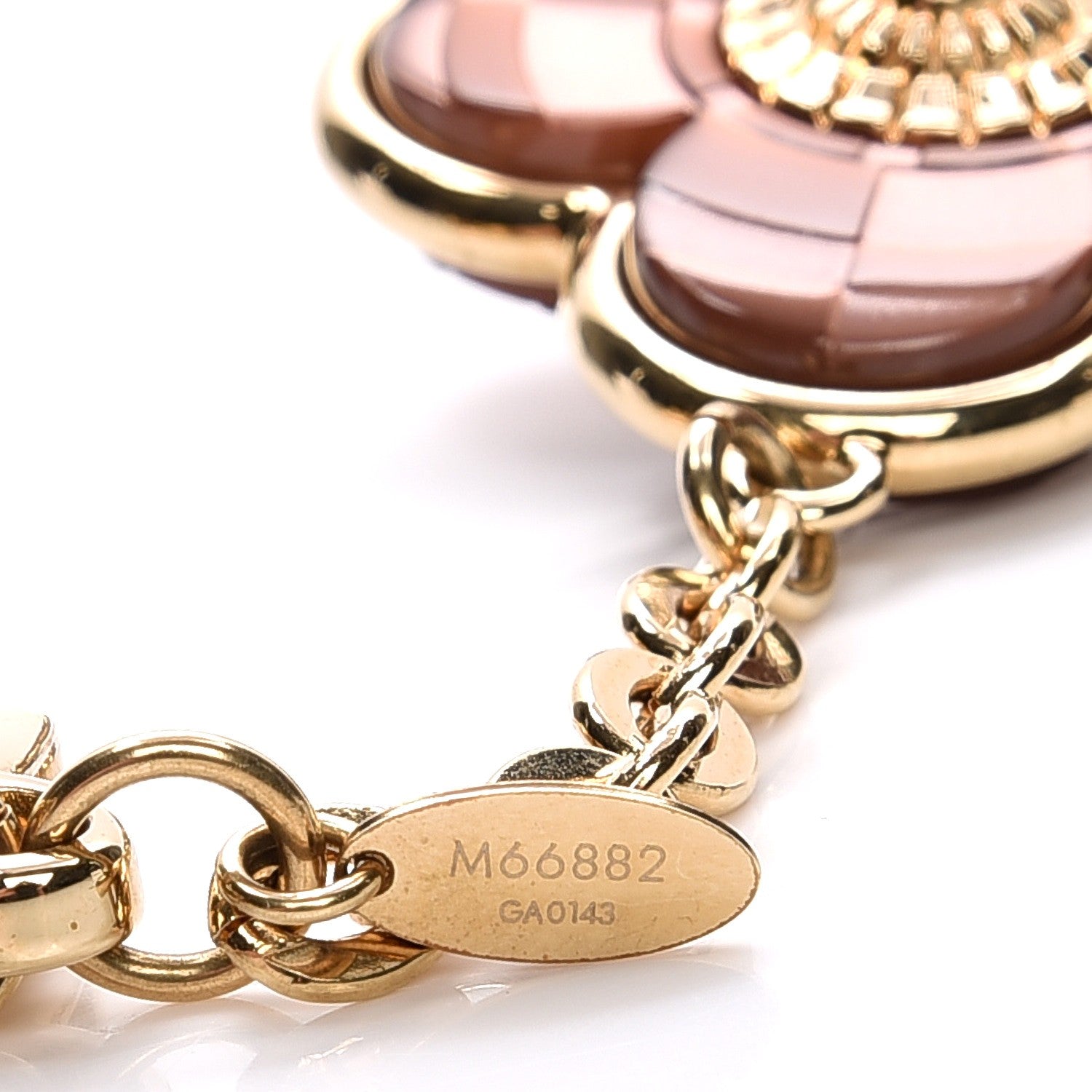 Louis Vuitton Metal Resin Mosaique Bag Charm Rouge Fauviste 4 of 5