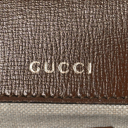 Gucci GG Supreme Monogram Web Mini Horsebit 1955 Shoulder Bag Beige Brown Sugar 7 of 11