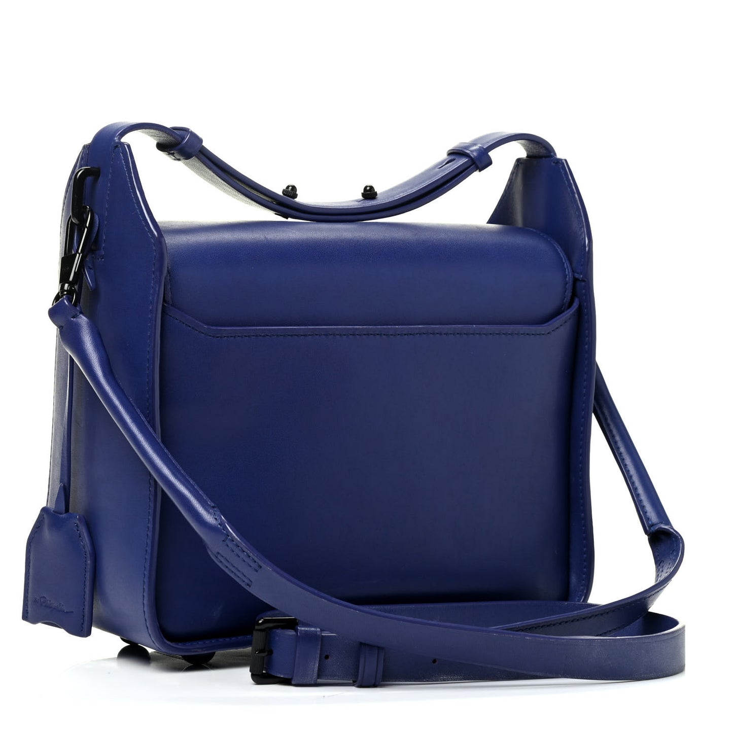 Calfskin Wednesday Flap Shoulder Bag Ultramarine