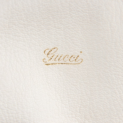 Gucci Goatskin Large Capri Bowler White 6 of 8