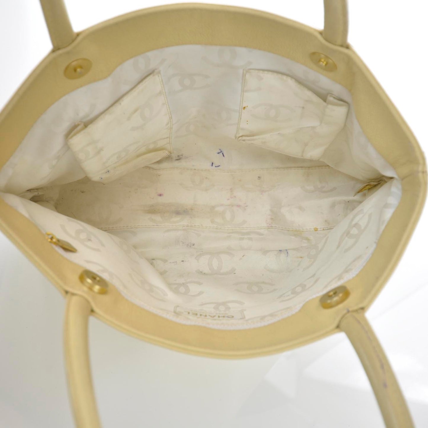 Caviar Shoulder Bag Beige