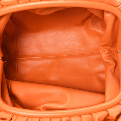 Bottega Veneta Smooth Butter Calf The Pouch Oversized Clutch Burnt Orange 5 of 8