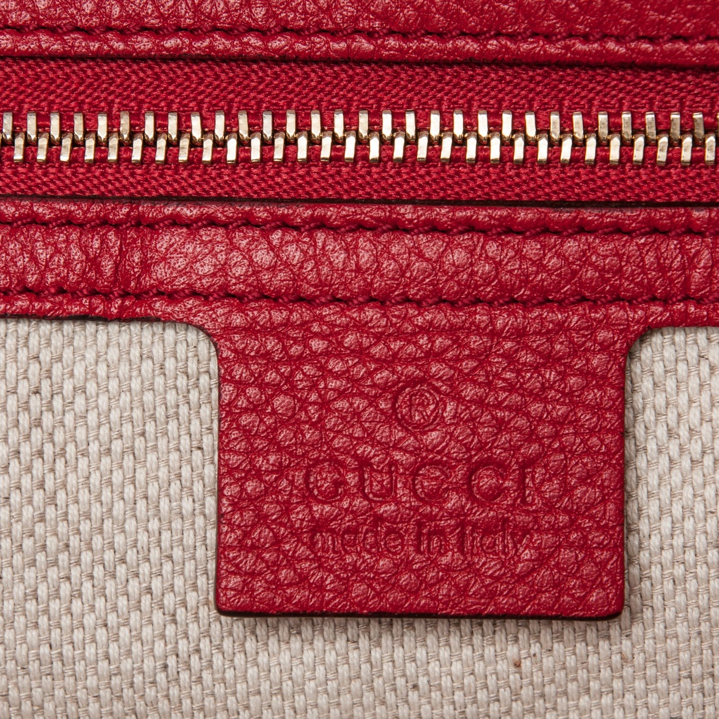 Pebbled Calfskin Medium Soho Shoulder Bag Tabasco Red