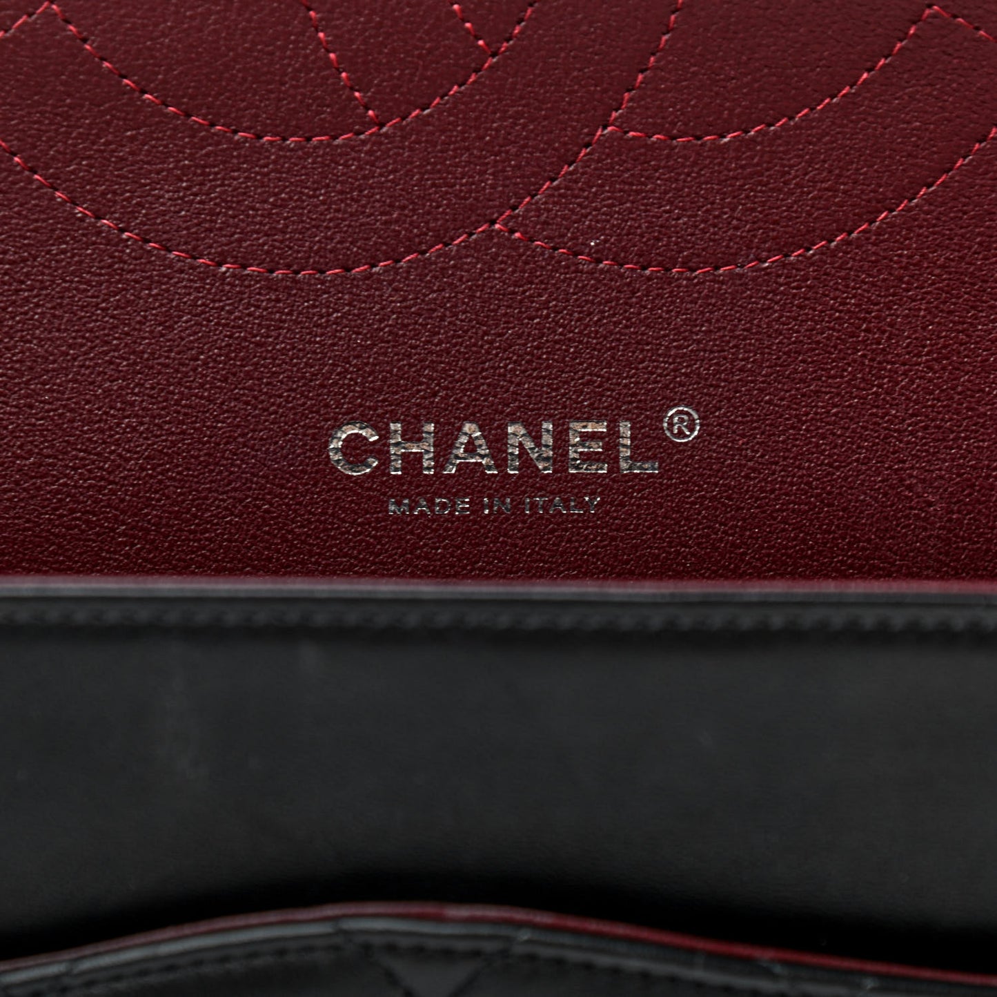 Lambskin Quilted Jumbo Double Flap Black