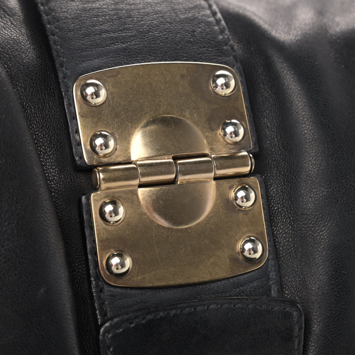 Miu Miu Nappa Matelasse Coffer Hobo Black 5 of 6