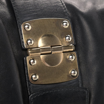 Miu Miu Nappa Matelasse Coffer Hobo Black 5 of 6