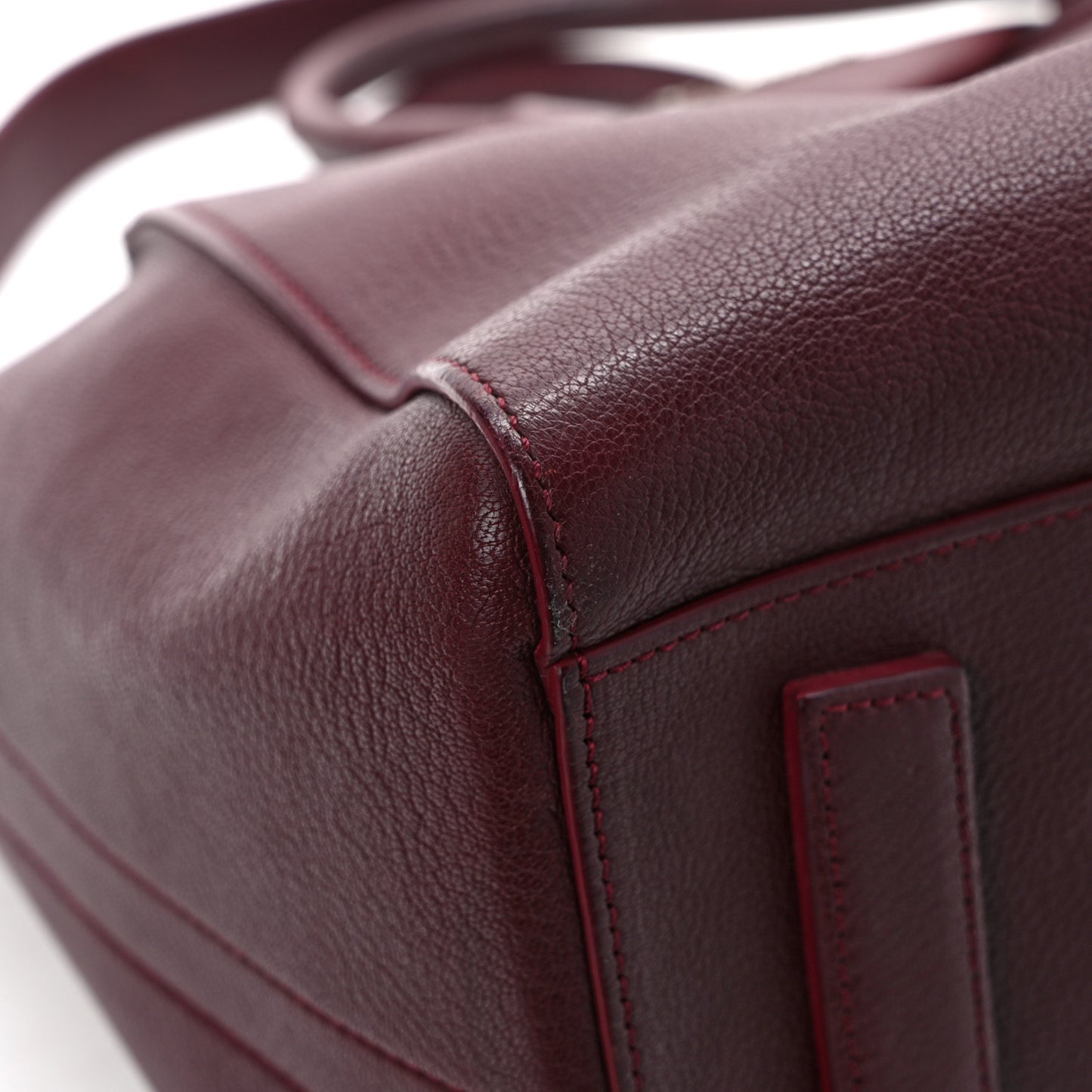 Sugar Goatskin Medium Antigona Oxblood