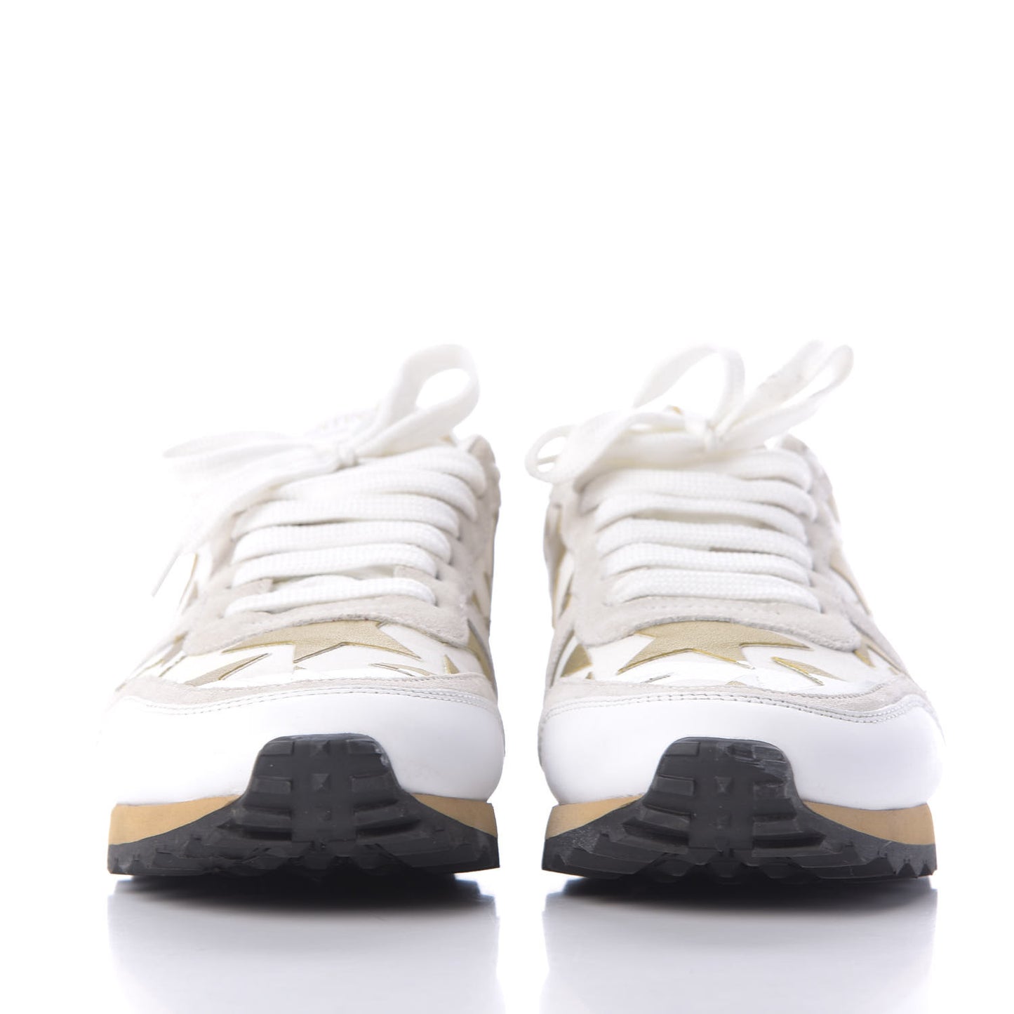 Nappa Suede Camustars Womens Rockrunner Sneakers 38.5 White