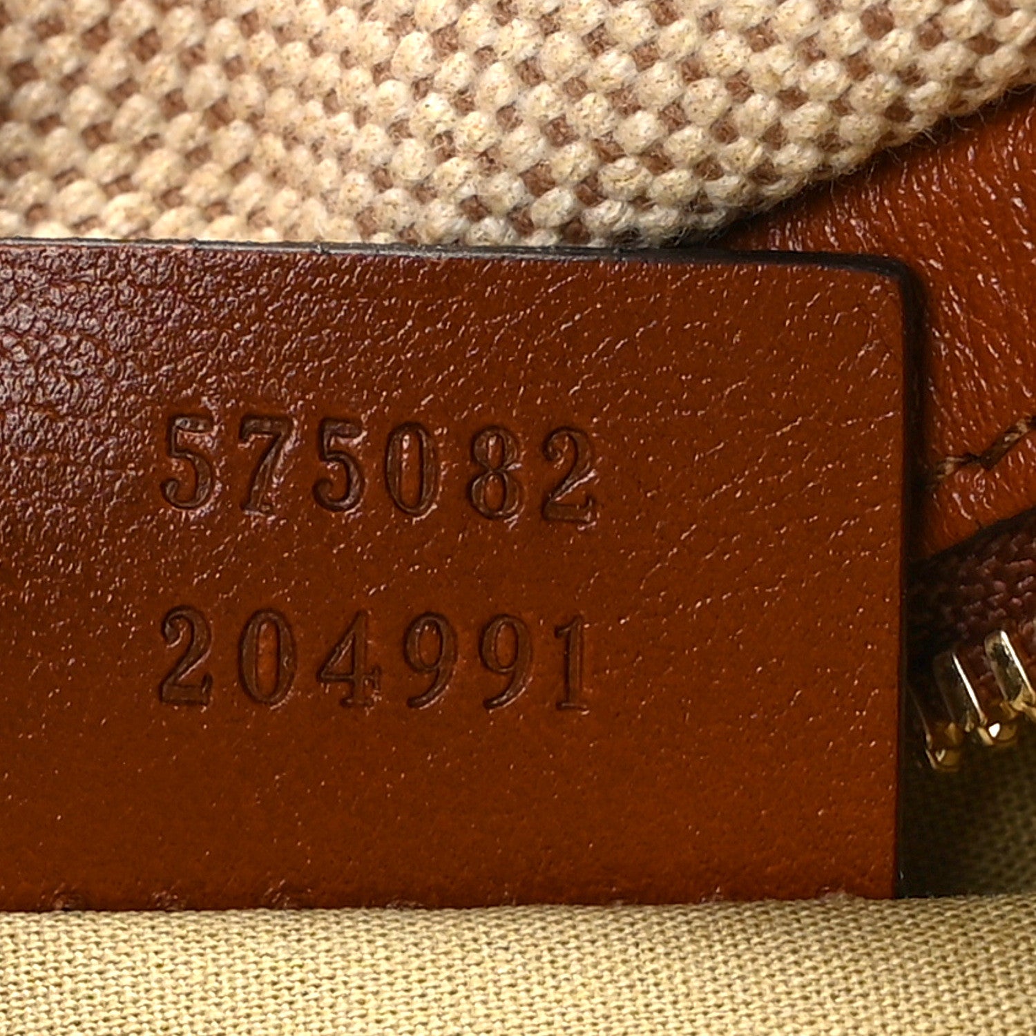 Gucci Vintage Canvas Web Belt Bag Sand Cuir 7 of 11