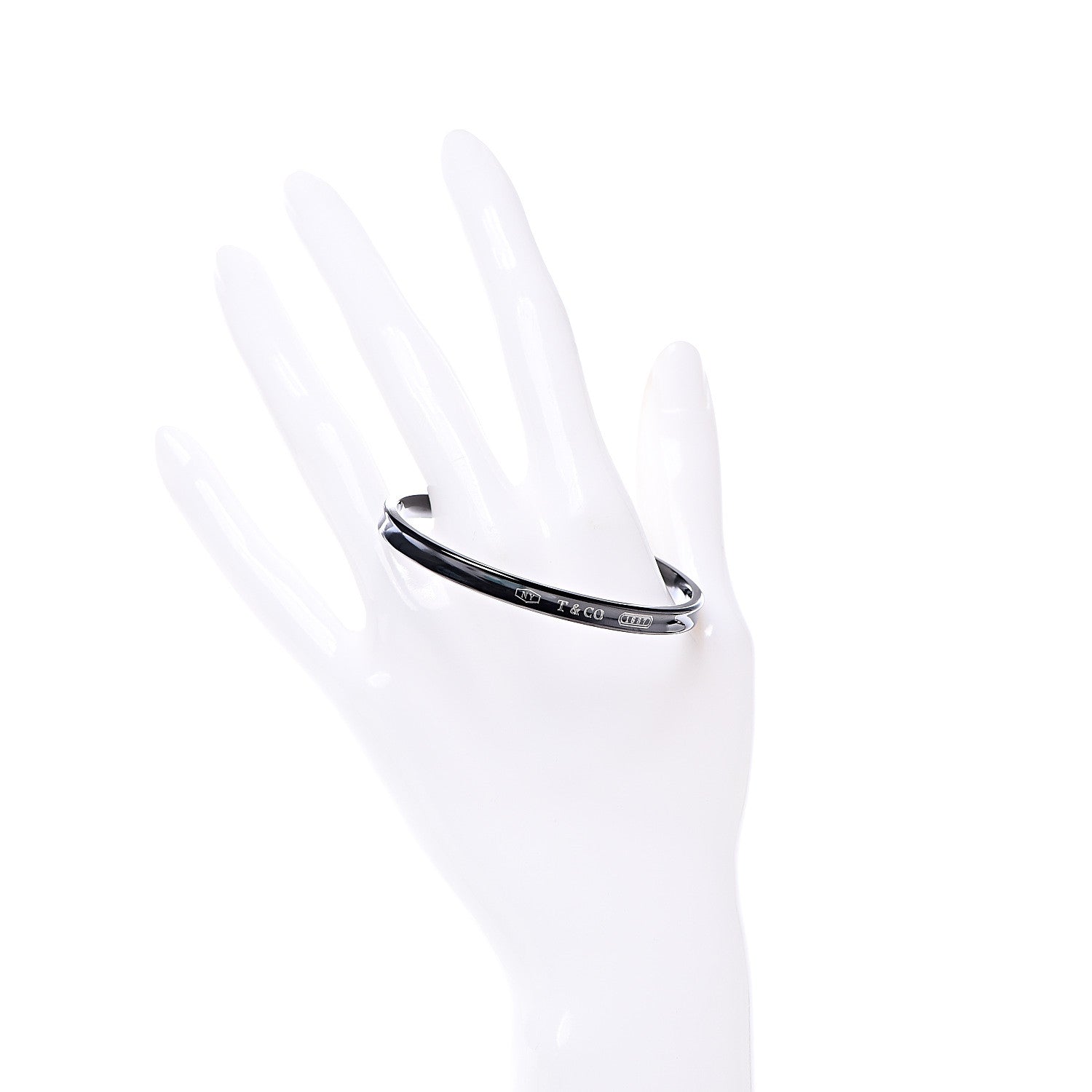 Tiffany Titanium 1837 Narrow Cuff Bracelet 2 of 5