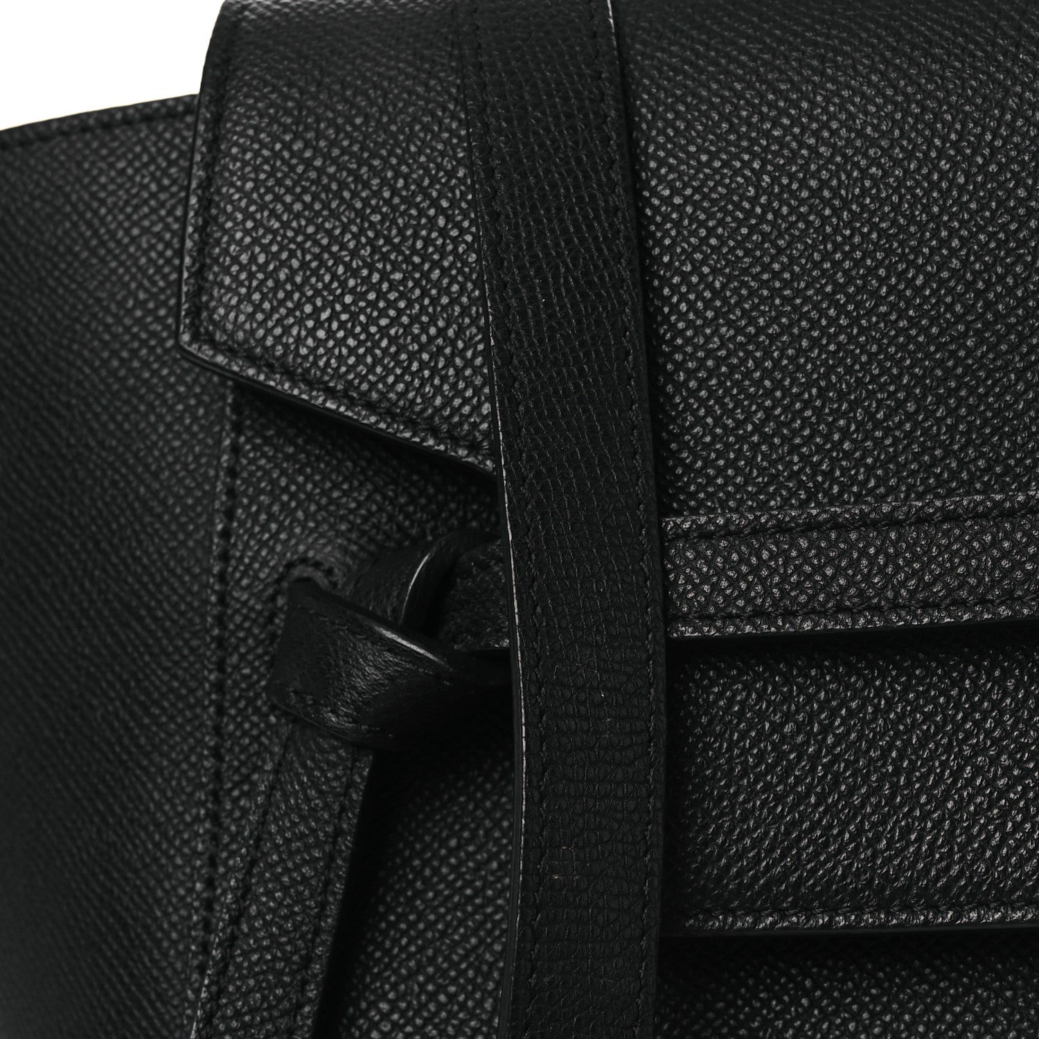 Celine Grained Calfskin Mini Belt Bag Black 11 of 14