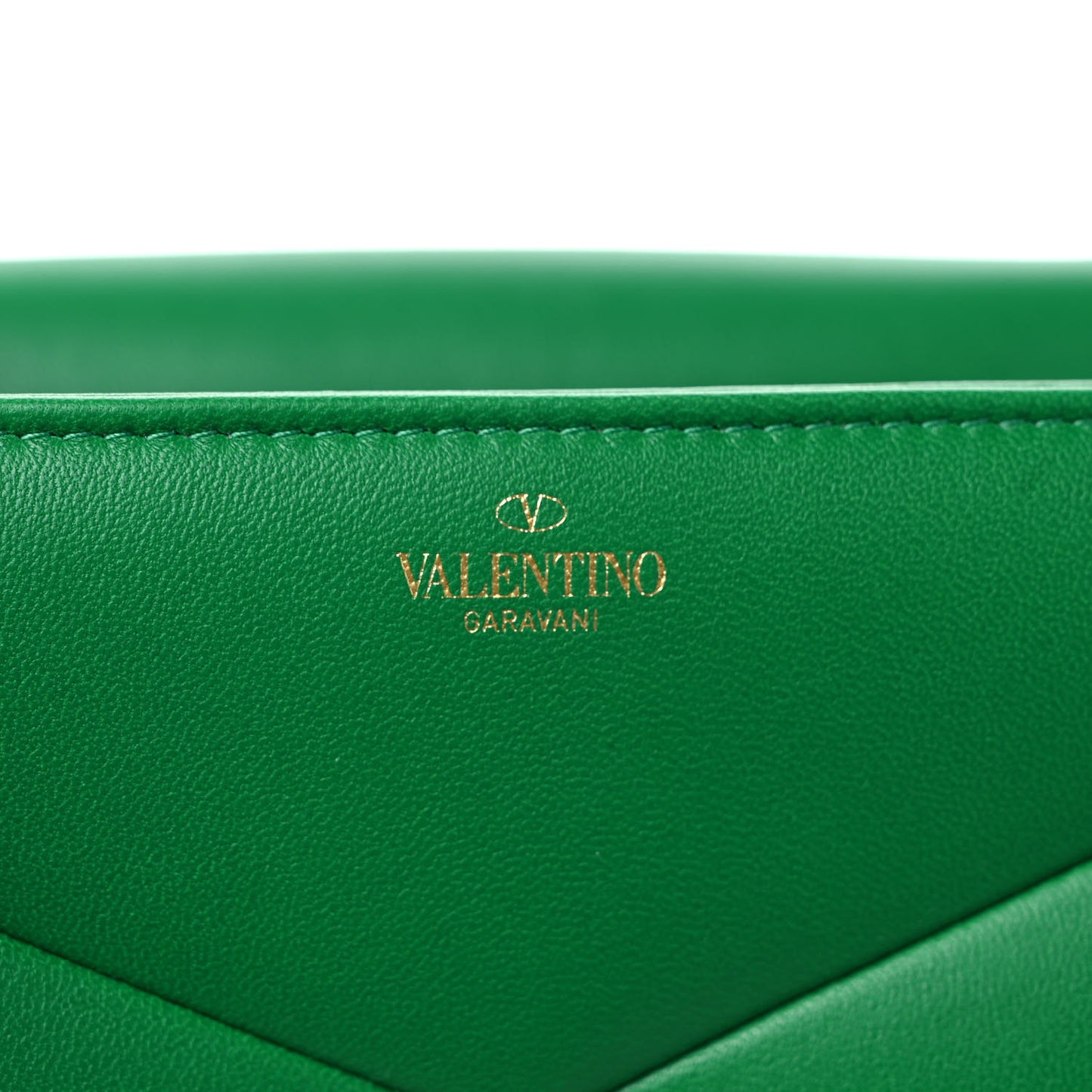 Nappa Tonal Monochrome Small One Stud Top Handle Bag Gea Green
