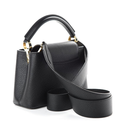 Louis Vuitton Taurillon Mini Capucines Black 4 of 9