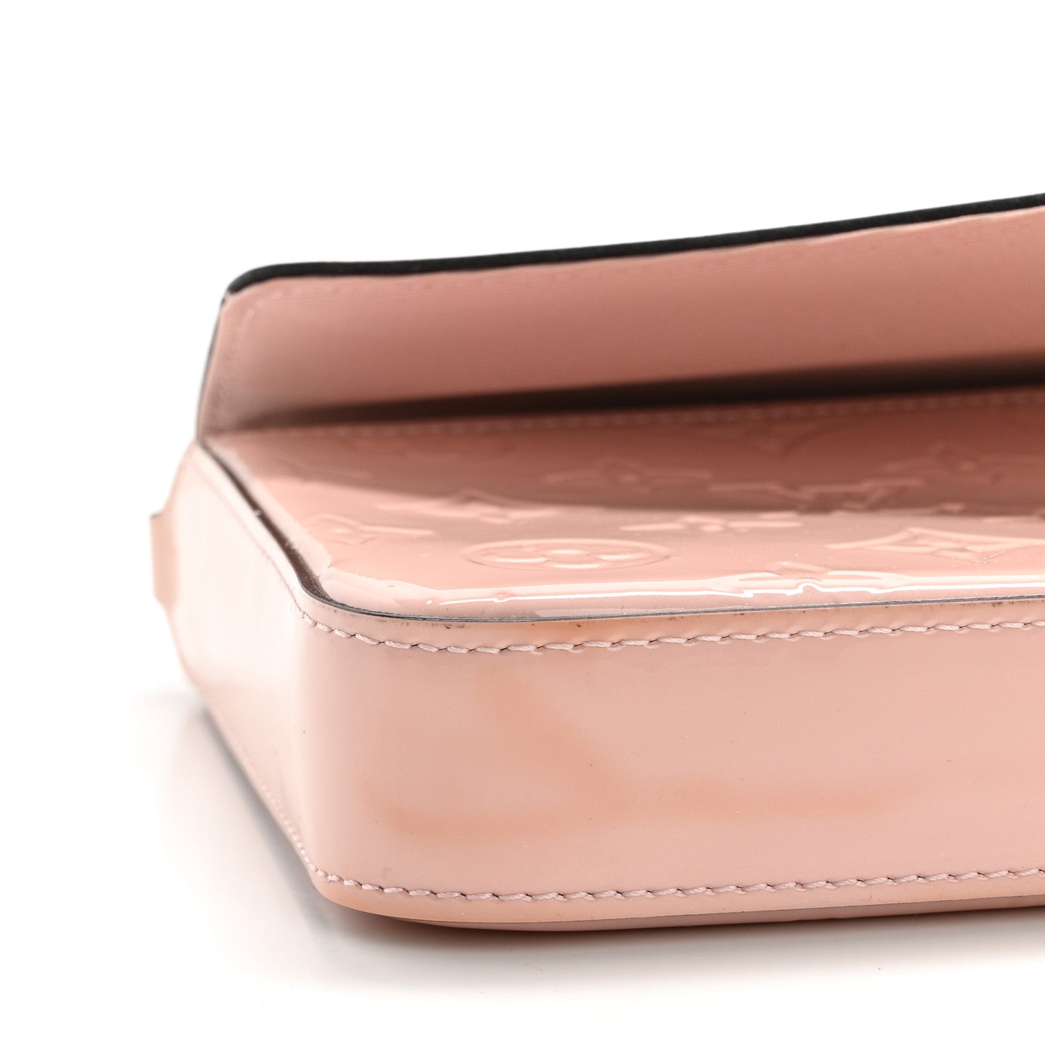 Louis Vuitton Vernis Felicie Chain Wallet Rose Ballerine 15 of 16