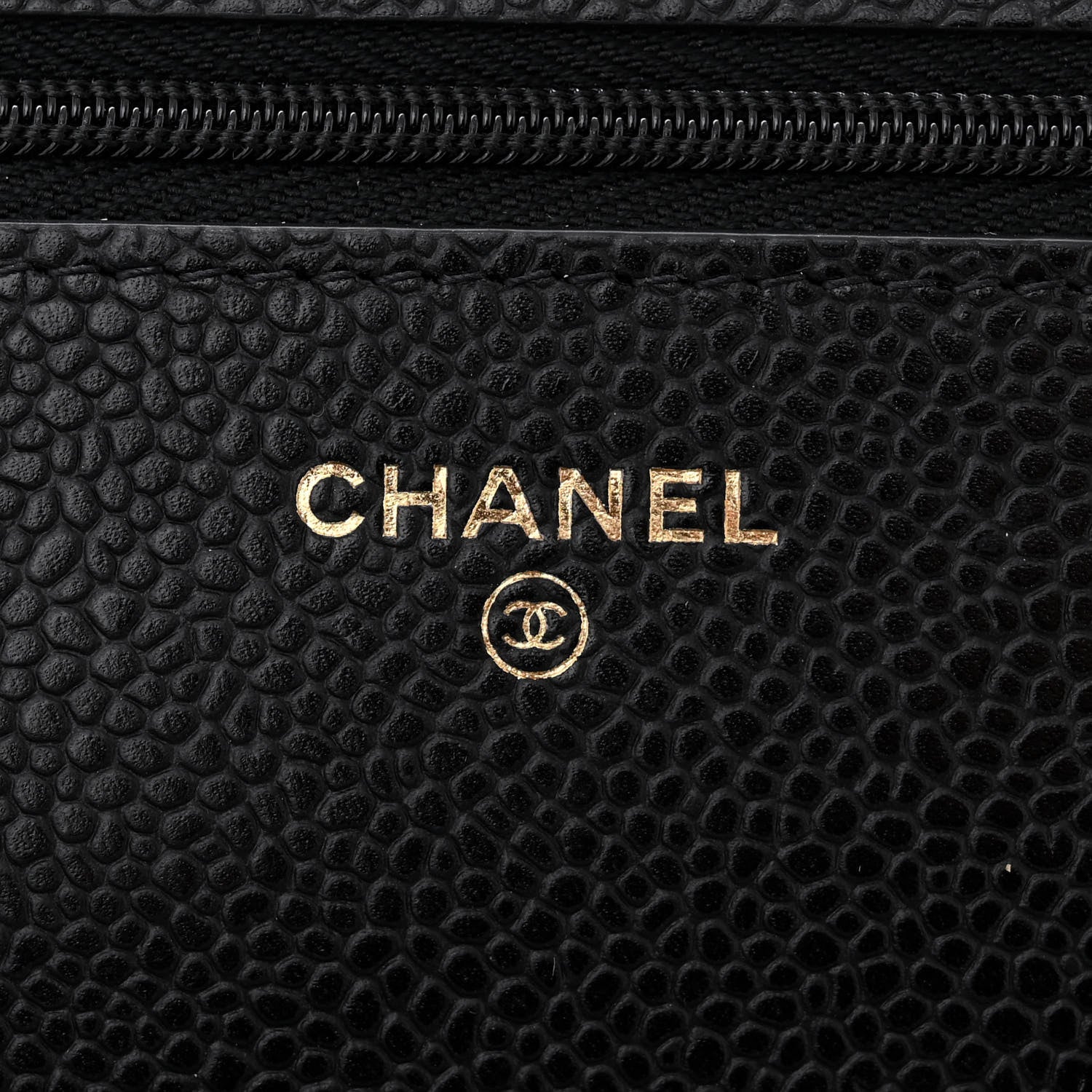 Chanel Caviar Quilted Wallet on Chain WOC Black 6 of 12