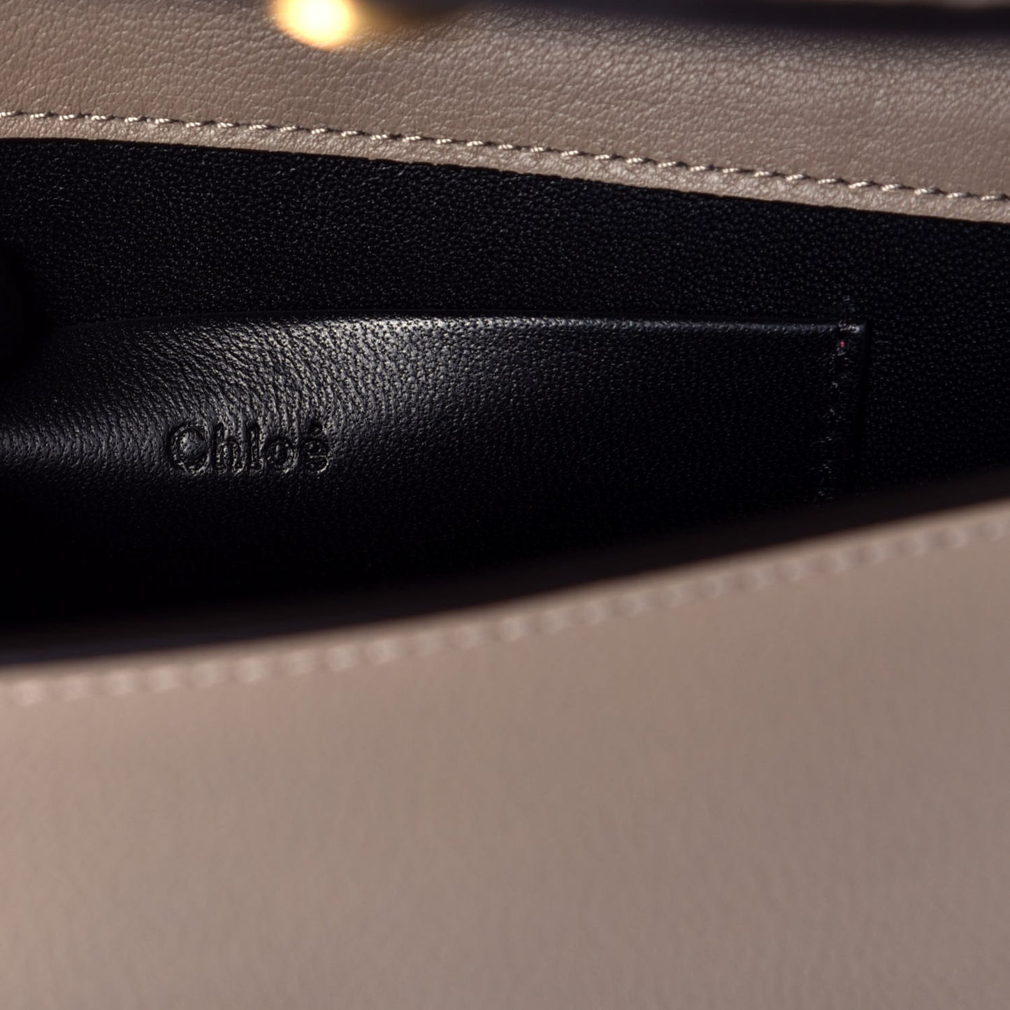 Calfskin Small Nile Bracelet Minaudiere Bag Motty Grey