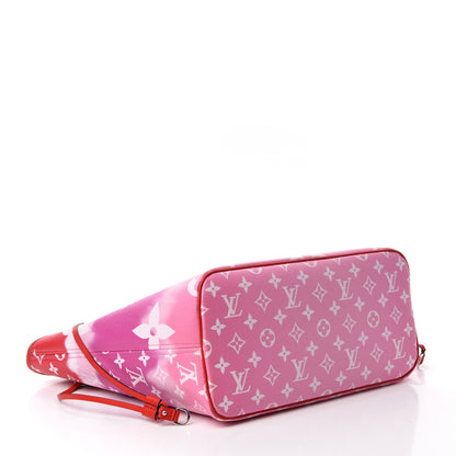Louis Vuitton Monogram Escale Neverfull MM Rouge 5 of 11