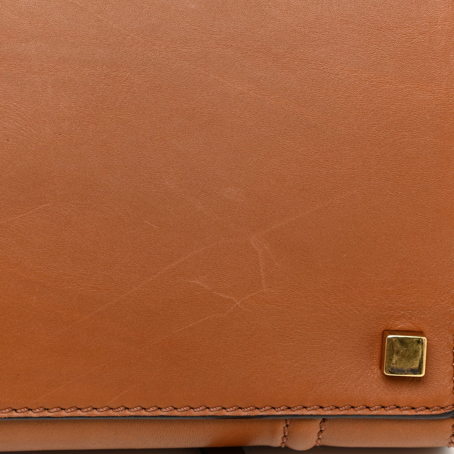 Smooth Calfskin Medium Phantom Luggage Tan