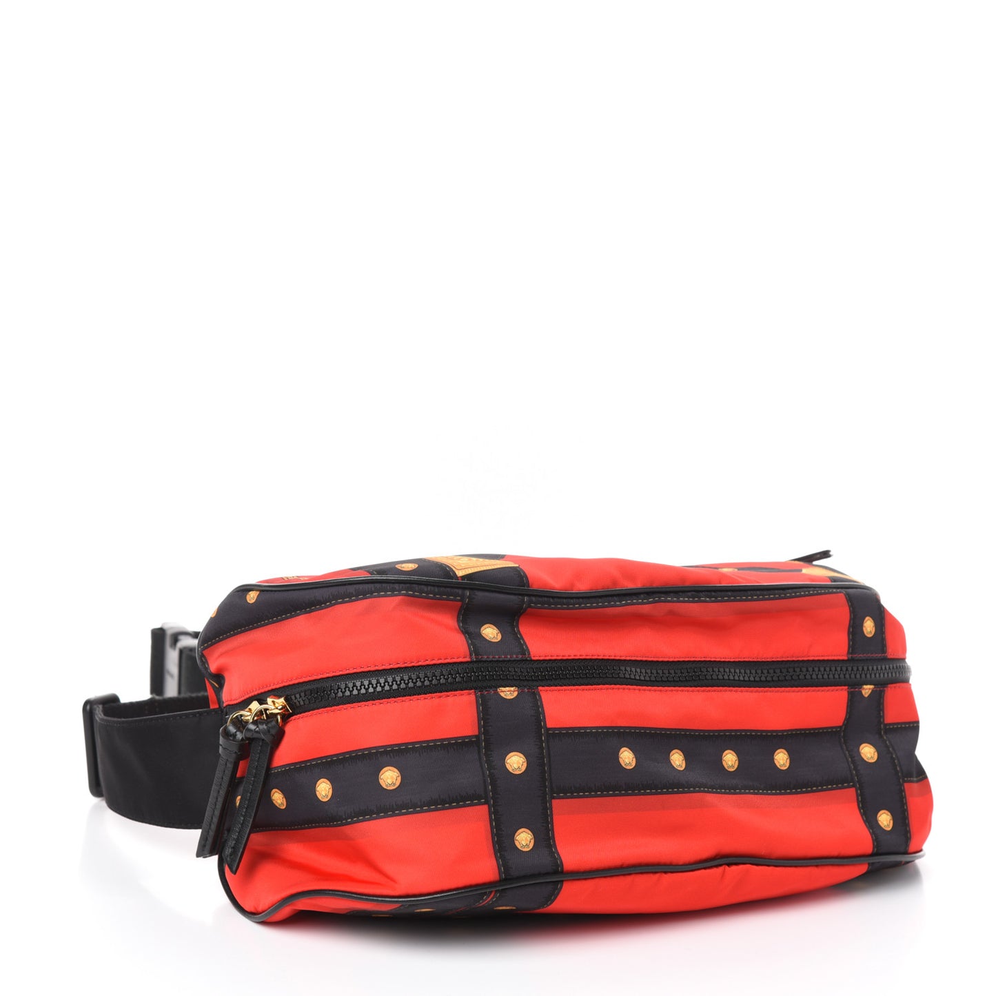 Nylon Tribute Print Belt Bag Red Multicolor