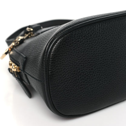 Gucci Dollar Calfskin Small GG Charm Dome Bag Black 9 of 11