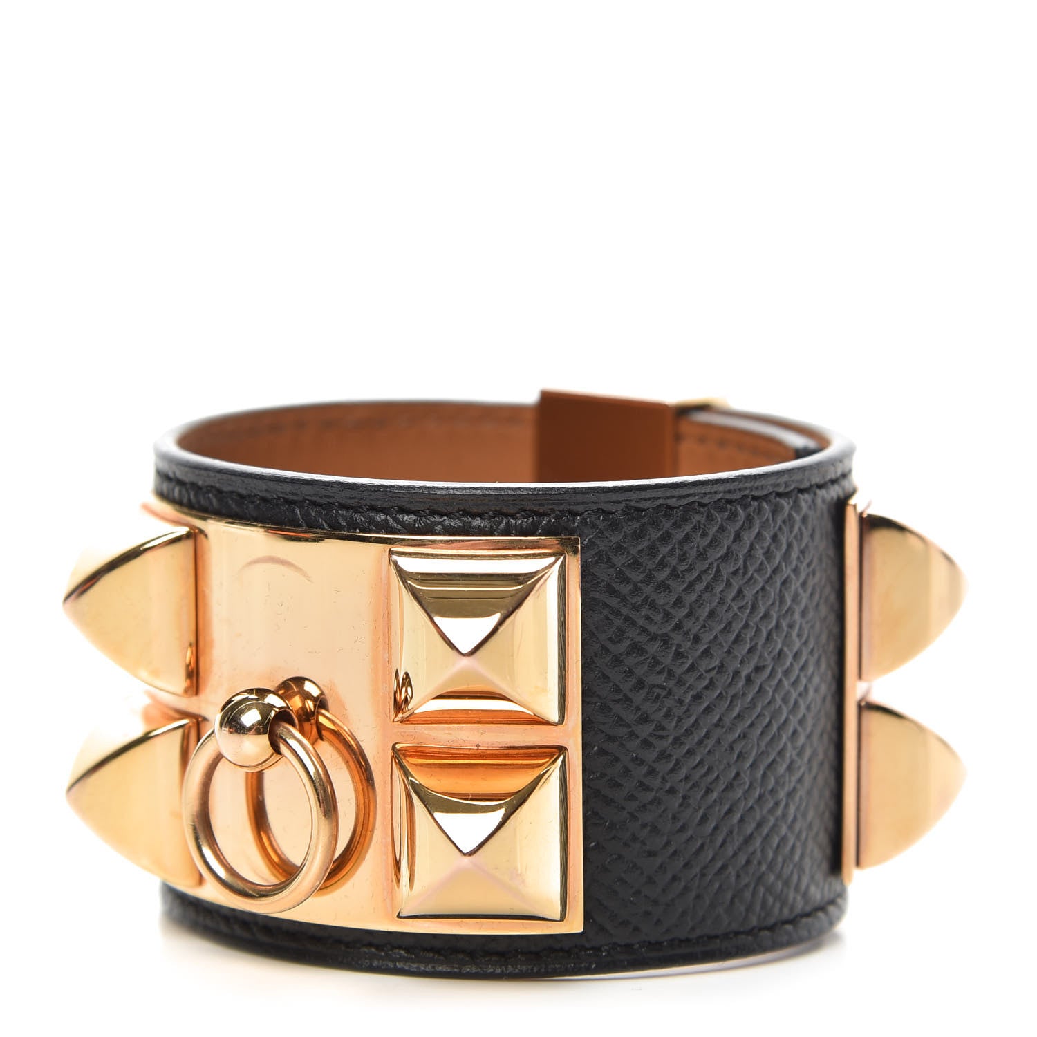 Hermes Epsom Collier de Chien CDC Bracelet S Black 1 of 7
