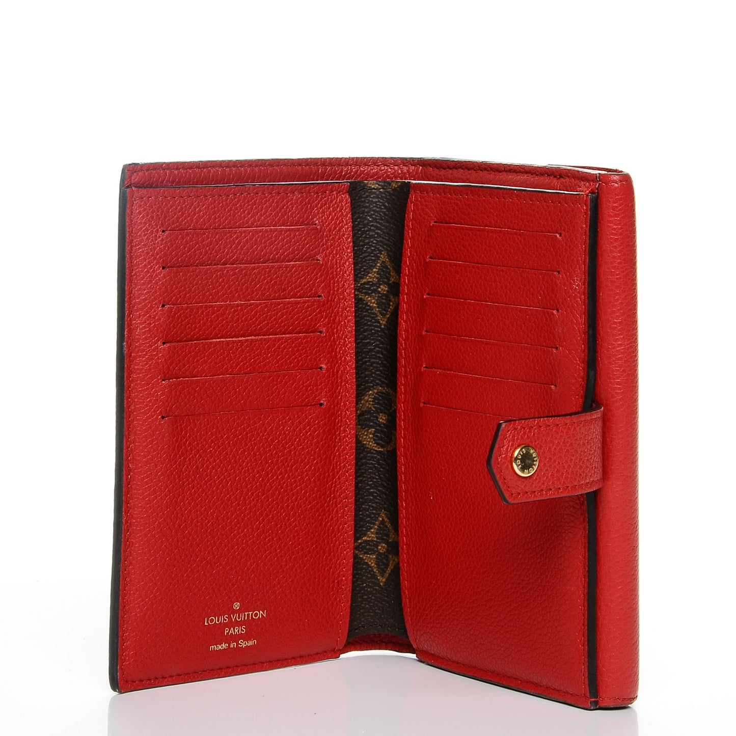 Monogram Pallas Compact Wallet Cherry